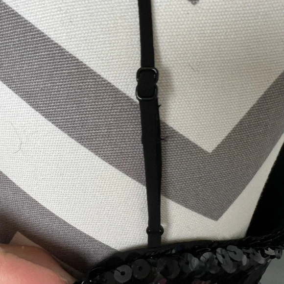 Express Cropped Sequin Cami Sz S - Picture 6 of 9